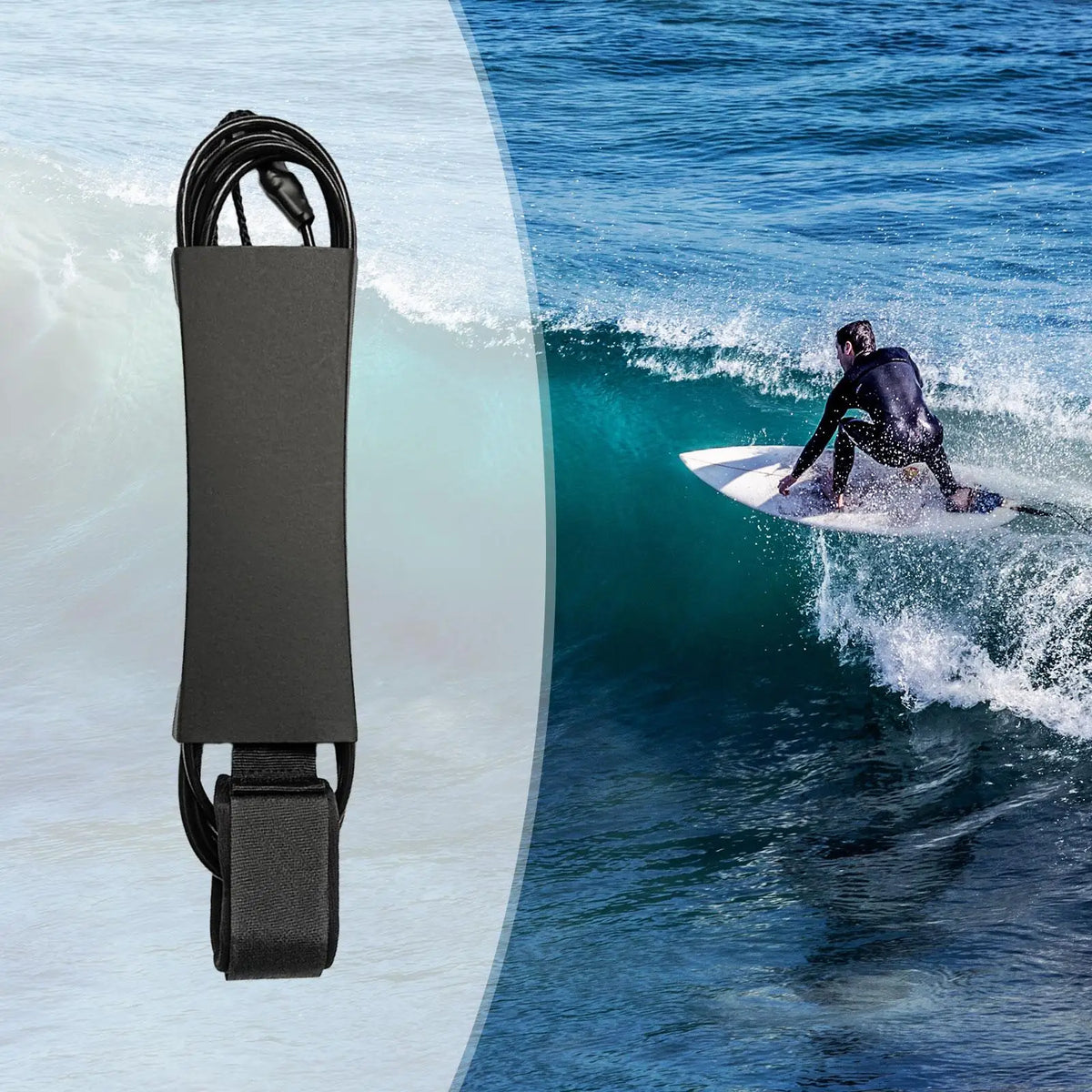 Surf-Knöchelleine, Zubehör für Surfbretter, Stand-Up-Paddle-Boards, Paddleboards und Longboards, Herren und Damen