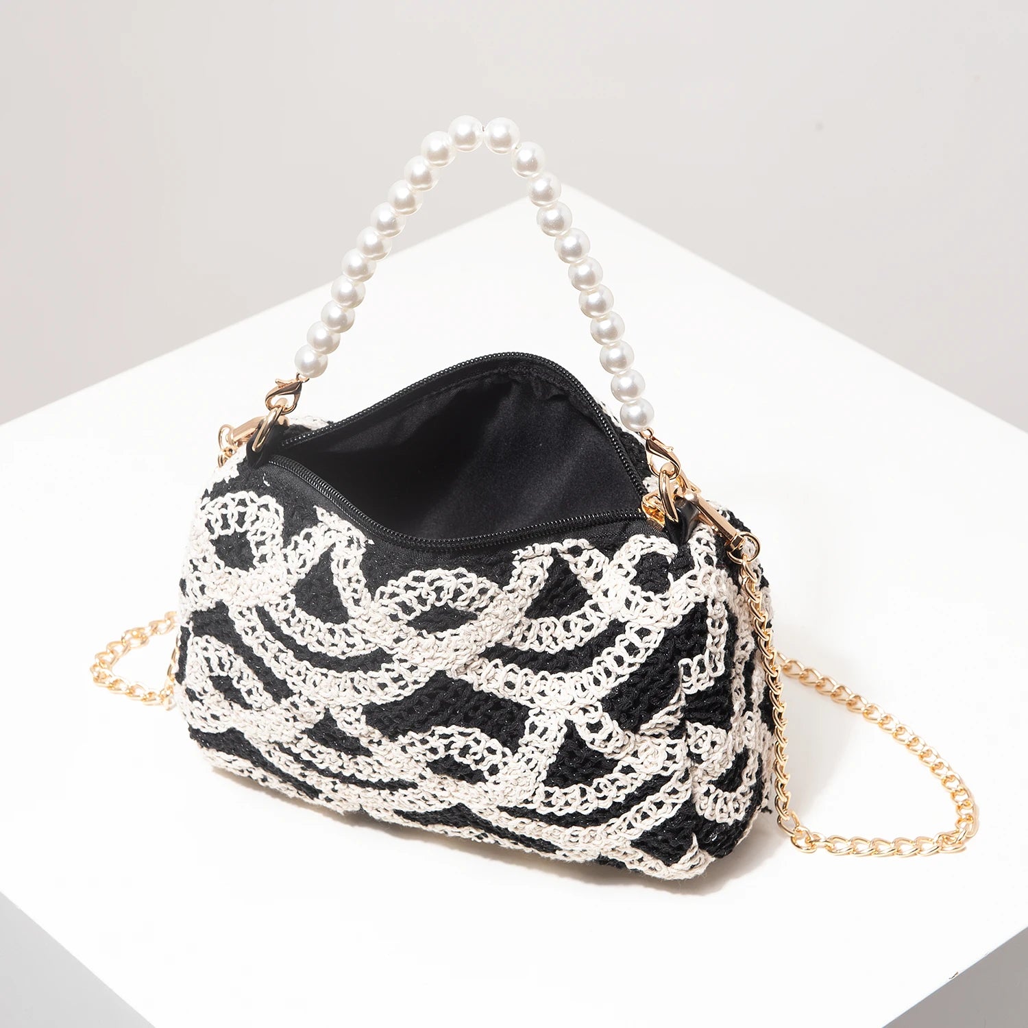 Boho Beach Bags for Women，Pearl Bag，Wicker Bag，Premiun Style Tote Bags for Ladies，Vacaition Outfits Women，Travel Must Haves