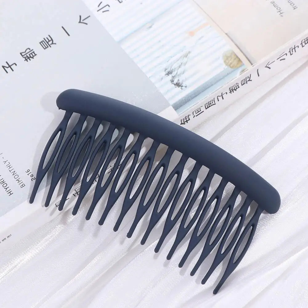 Hair Accessories 15 Teeth Women Hair Clip Frosted Headwear Hair Comb Clip Fashion Headdress Broken Hair Hairpins Women
