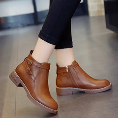 Shoes for Women Shoes Women Boots Comfortable Waterproof Boots Fashion Plus Size Thick Sole Ankle Boots Zapatos Mujer 2024