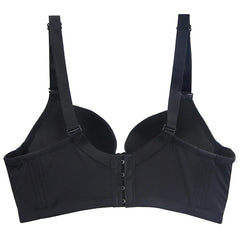 2023 New Sexy Large Size Underwear Comfortable Thin Mold Full Cup Bras For Women DE Cup Female Solid Lingerie