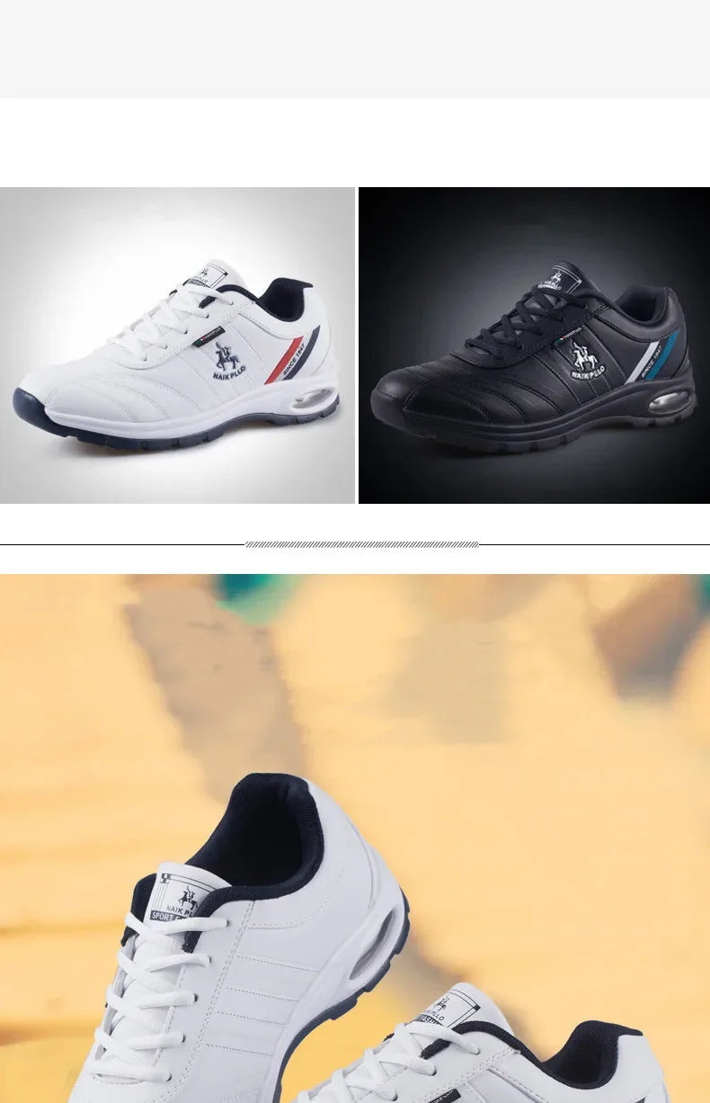 New Men Shoes Outdoor Leather Casual Sneakers Men Fashion Sports Large Size Shoes For Men кроссовки мужские zapatillas hombre