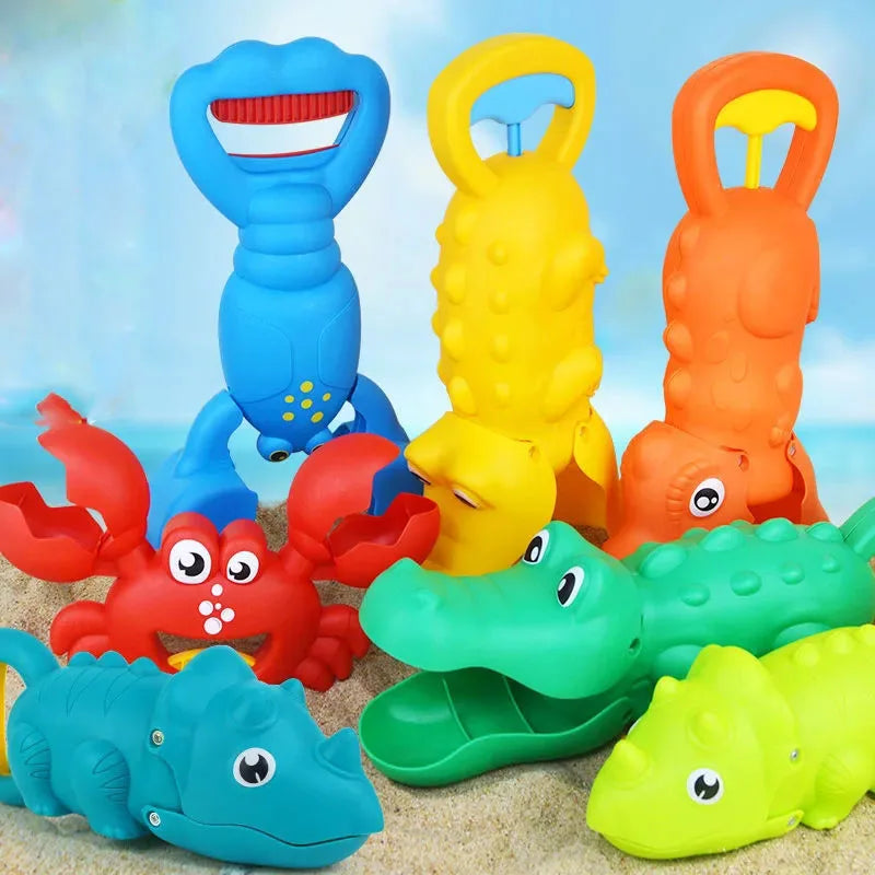 Beach Sand Toys for Children 3 4 5  Years Boys Summer Sand Grabber Toys Water Play Game Seaside Beach Outdoor Tool Kit for Kids