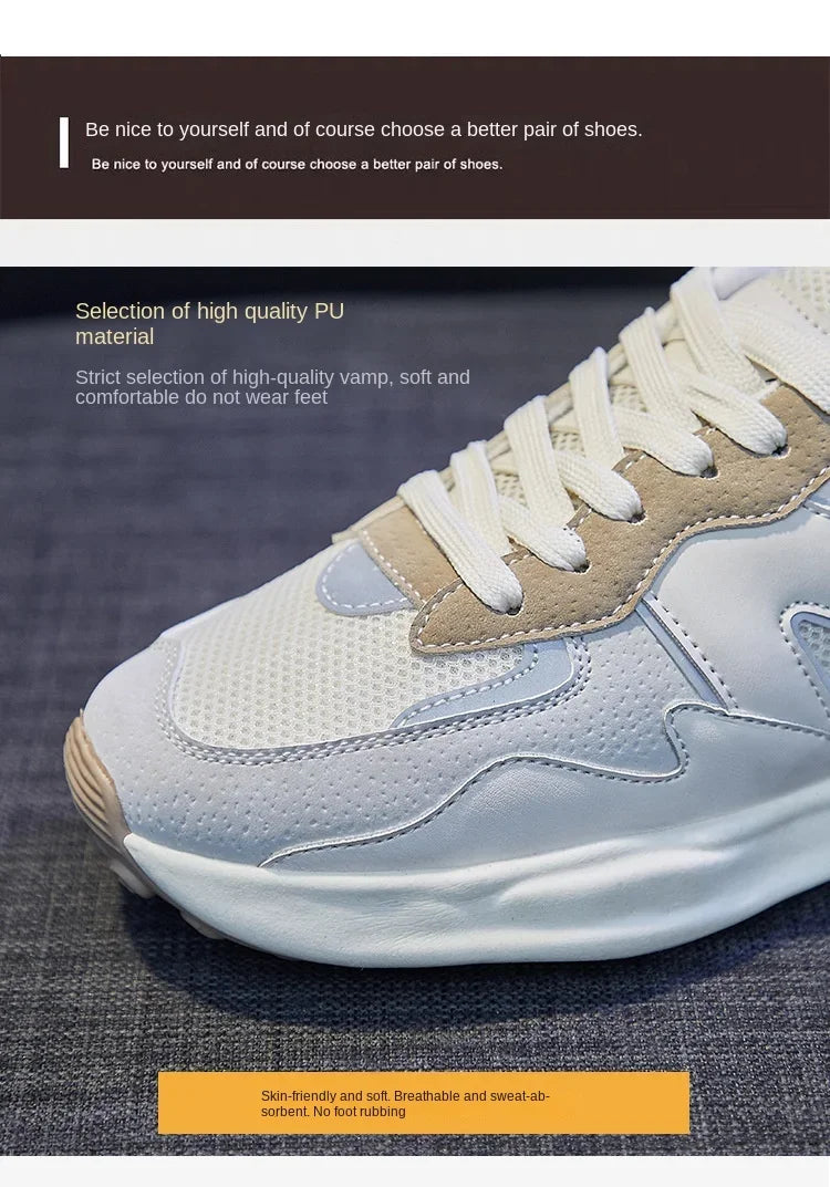Women's Sports Shoes Casual Shoes Fashionable Women's Soft Flat Shoes Breathable and Shock-absorbing Lightweight Easy To Run