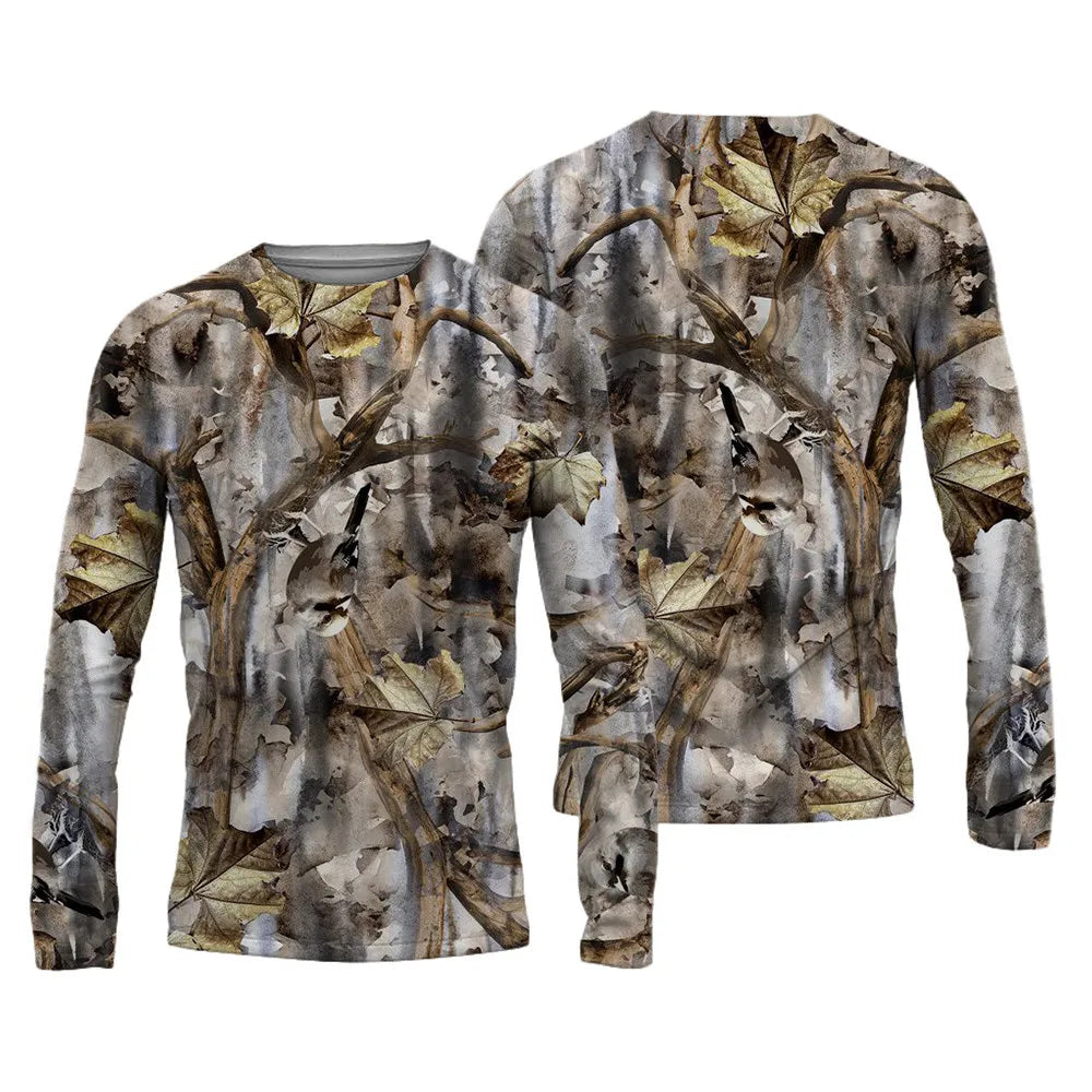New Summer Men's Fishing Shirts Breathable T-Shirt Fishing Apparel Long Sleeve Outdoor Sports Crewneck Tops Fishing Shirts 6XL