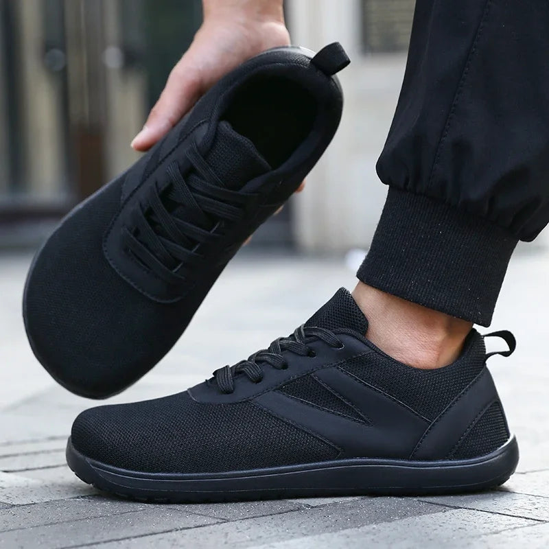 Men's and Women's Wide Toe Barefoot Shoes Outdoor Hiking Shoe Minimalist Running Shoes Lightweight and Breathable Walking Shoes