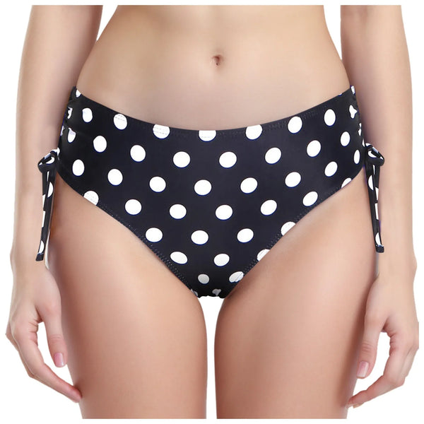Bikinihose für Damen, Strandmode, seitlich schnürbar, verstellbar, Badeanzug, Damen-Badeanzug mit Aufdruck, Sommer-Bademode