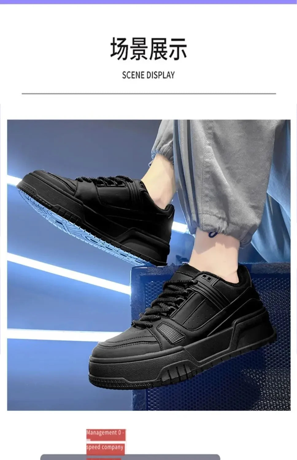 Men's Sneakers Jogging Shoes New Fashion Platform Shoes Men Outdoor Designer Trainers Beathable Running Sneakers Mens Tenis Shoe