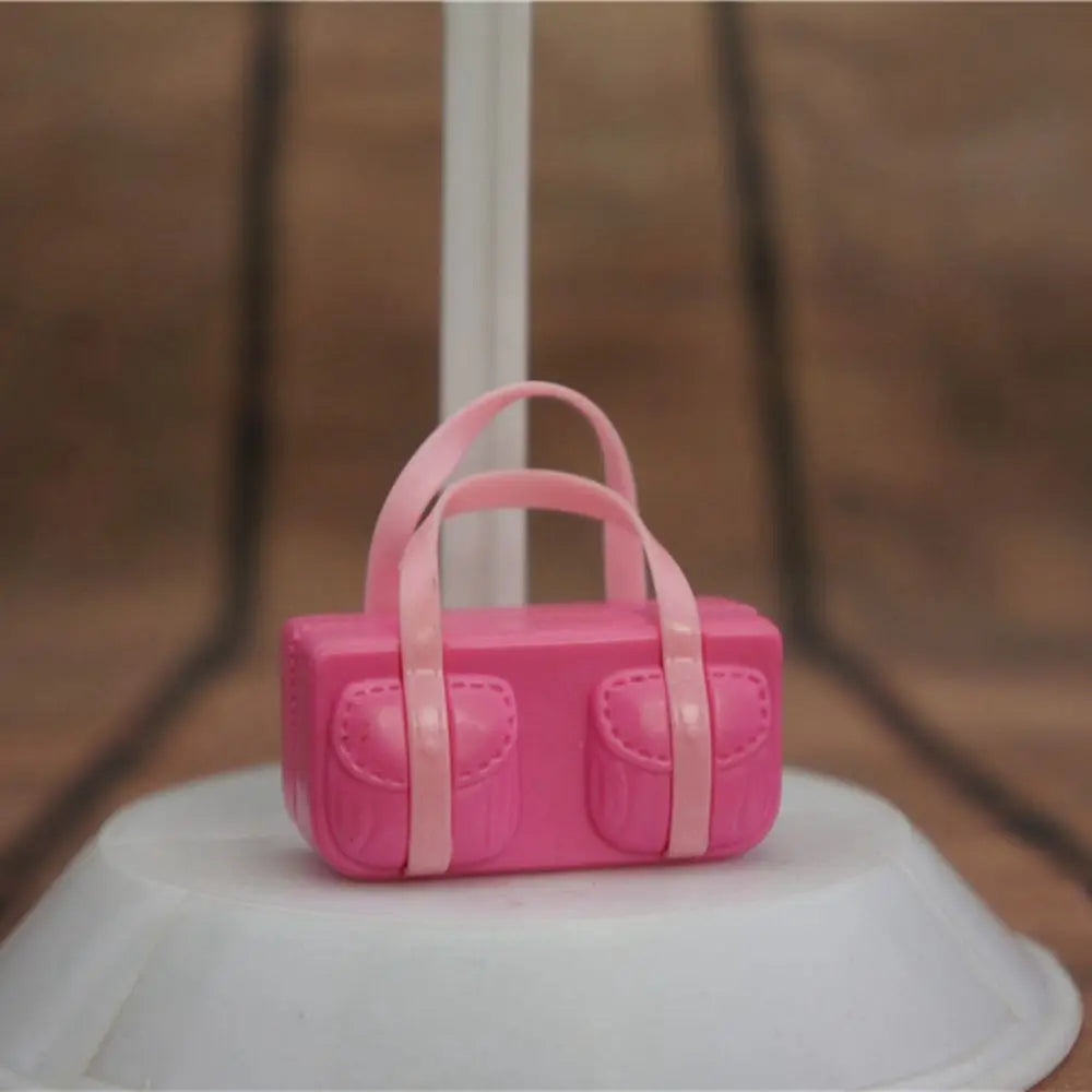 34 Styles Accessories Dollhouse Kids Toys Purse Dolls Handbag 1/6 Doll Accessories Lady Plastic Bag