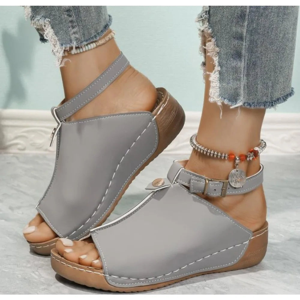 Shoes for Women  Sandals Summer Medium Heel Ladies Shoes on Offer White Heels Luxury Fashion New in Platform Sneakers Light