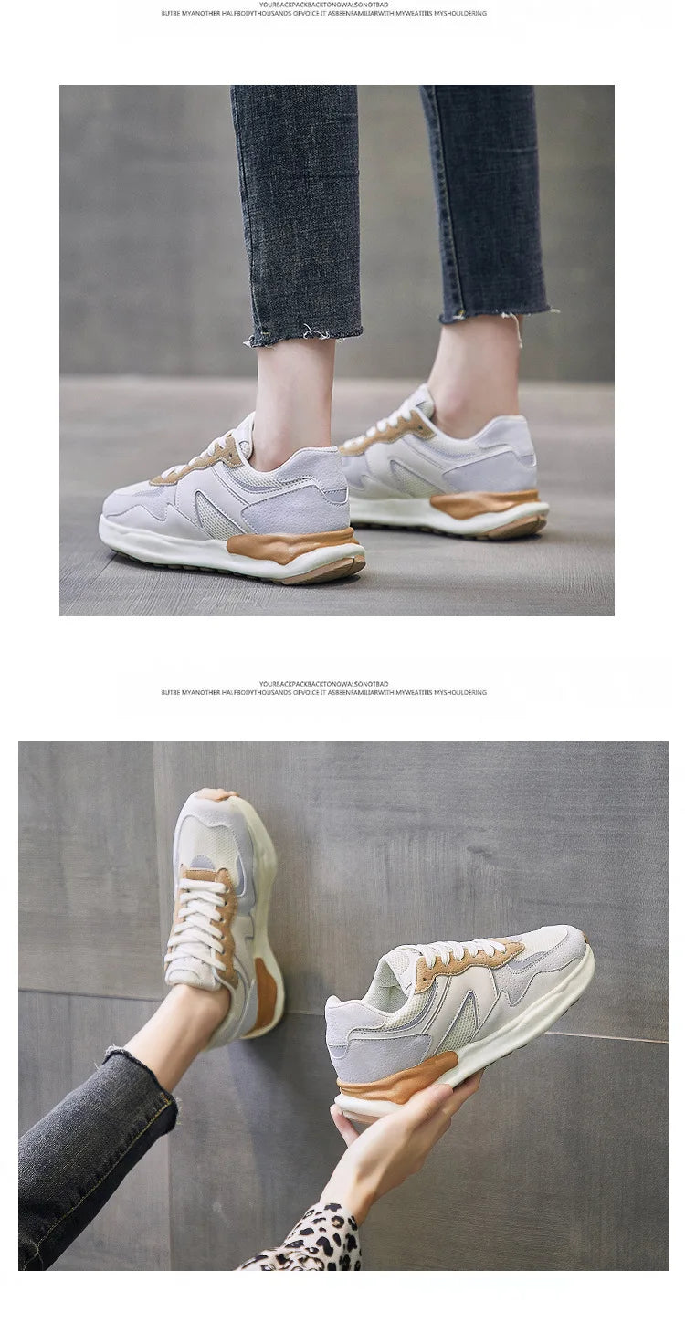 Women's Sports Shoes Casual Shoes Fashionable Women's Soft Flat Shoes Breathable and Shock-absorbing Lightweight Easy To Run