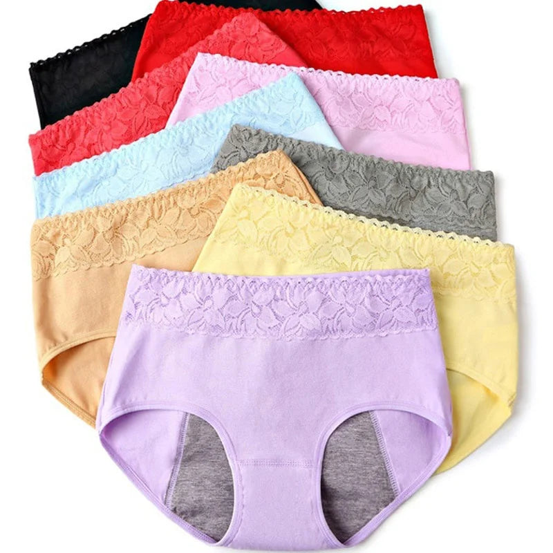 Fashion Women Underwear Female Physiological Pants Leak Proof Menstrual Period Panties Cotton Health Seamless Briefs Warm