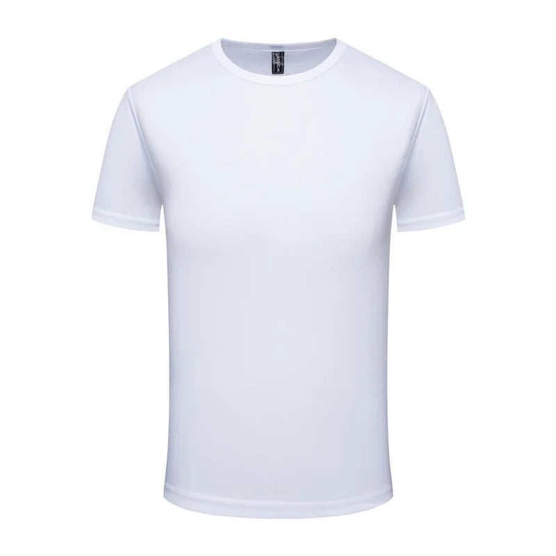 2023 Men's And Women's Quick Drying Round Neck T-shirt Customized Printed Embroidery Logo Sports Fitness Short Sleeve 10 Colors