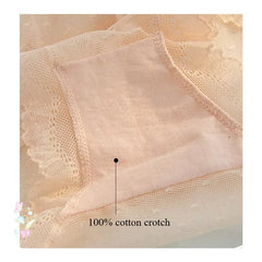 Damenunterwäsche, sexy Spitzenhöschen, bequeme Slips mit Cut-Outs, niedrige Taille, nahtlose Unterwäsche, Damen-Calzones Para Mujer