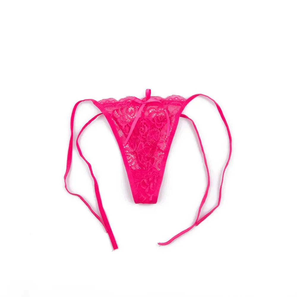 Sexy Women's Intimates Underwear Briefs Lace Floral Knickers Lingerie Transparent