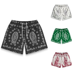 Trendige Herren-Fitnessshorts aus atmungsaktivem Mesh, ideal für Basketball, Strand und Freizeit – neue Sommer-Strandhose