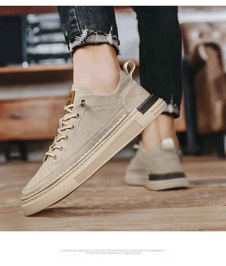 New Shoes for Men Comfortable Flat Men's Casual Shoes Outdoor Wild Men's Sneakers High End Fashion  Shoes Male