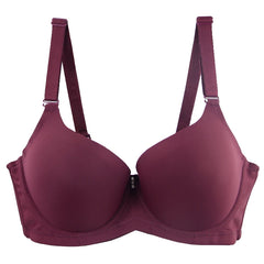 2023 New Sexy Large Size Underwear Comfortable Thin Mold Full Cup Bras For Women DE Cup Female Solid Lingerie