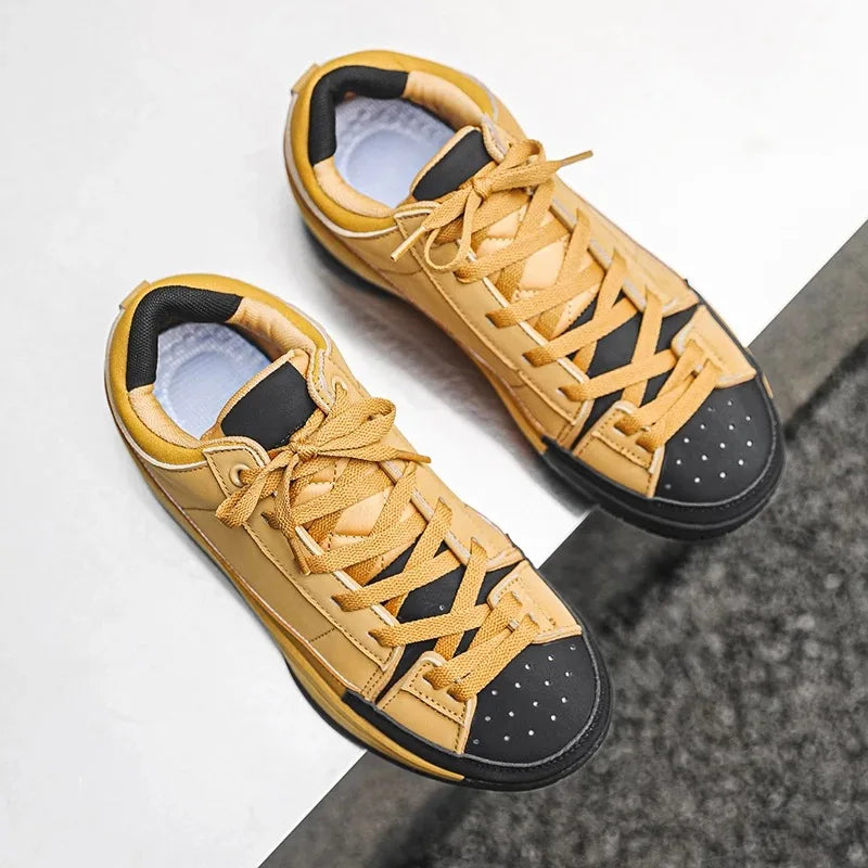 Men's shoes - Spring/Autumn light and fresh street sports casual shoes that are versatile and retro trendy.