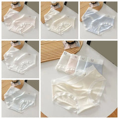 5PCS Fashion Cute Panties for Women Underwear Cotton Crotch Seamless Briefs Female Lingerie Bear Underpants Gifts