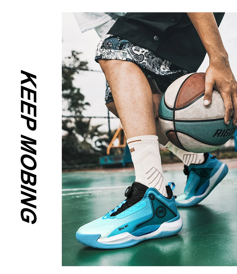 2025 Men'S And Women'S Basketball Shoes Lightweight Breathable Shock-Absorbing Anti Slip Daily Training Sports Shoes 36-45