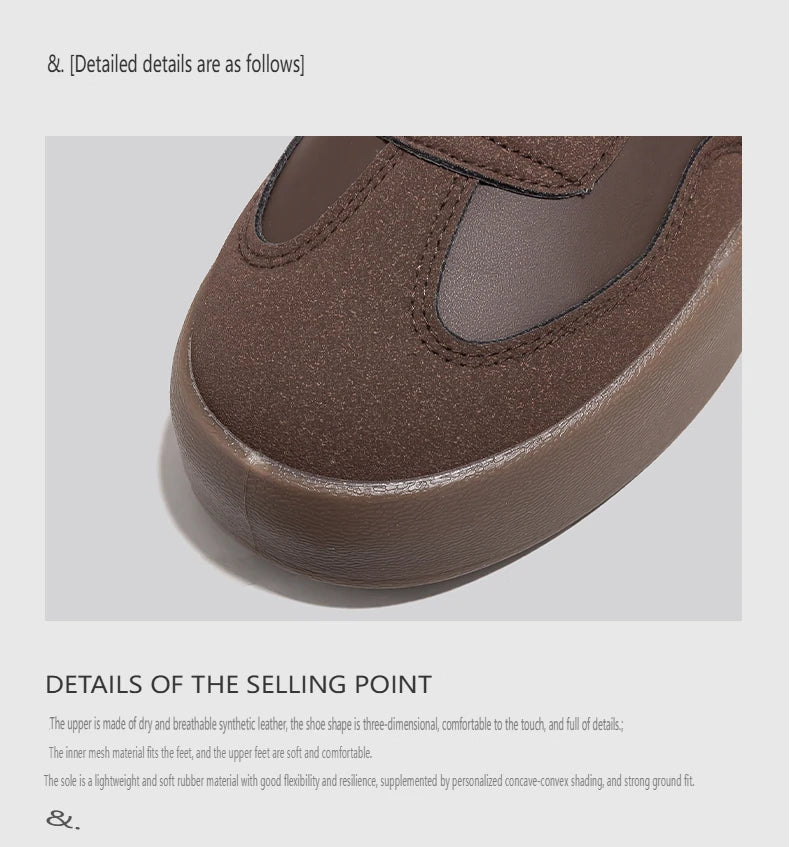 Men's and Women's Fashionable Casual Sports Shoes, Versatile Thick-soled Platform Shoes, White Sneakers, Autumn Training Shoes