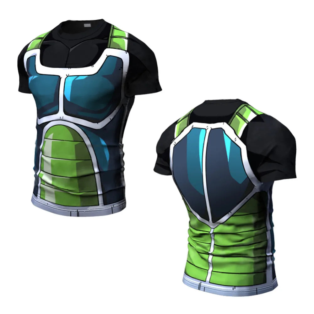 New Cosplay Printed Clothing Fitness Running T shirt Men O-Neck Cartoon Bodybuilding Sport Shirts Tops Gym Men T shirt