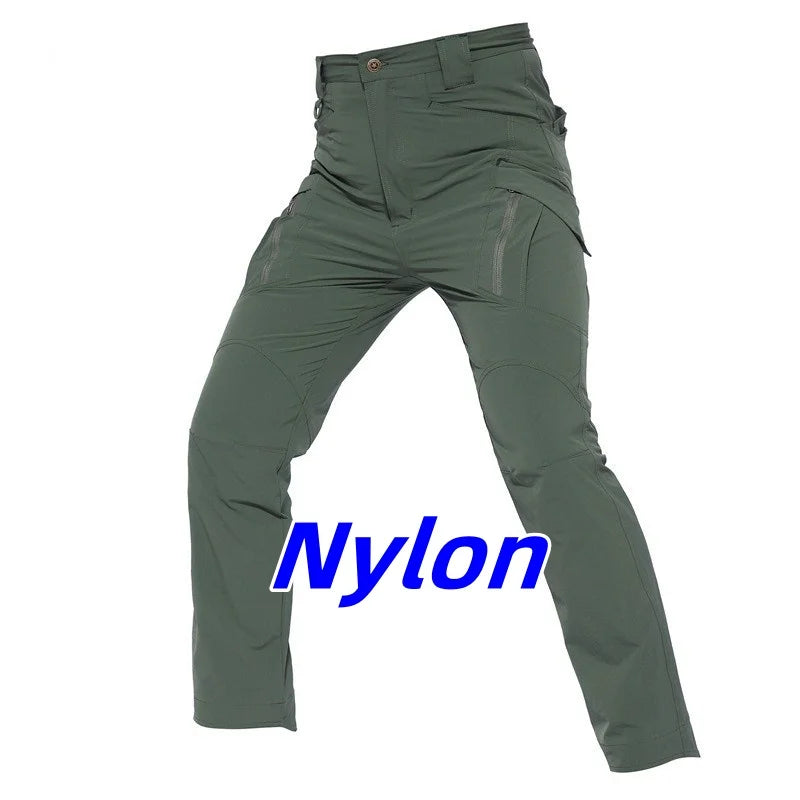 Men's Outdoor Military Casual IX9 IX7 Tactical Track Pants Breathable Waterproof Camping Fishing Hiking Training Cargo Trousers
