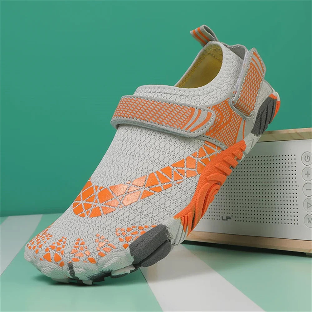 Water Shoes Women Men Quick Dry Five Finger Barefoot New Outdoor Upstream Wading Swimming Aqua Shoes Summer Beach Sneakers 2025