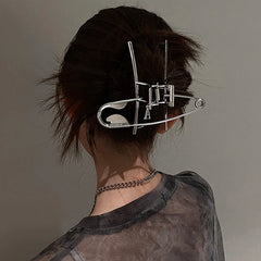 1PC Women Cool Hair Accessories Simple Trendy Pin Hair Claw Fashion Elegant Hair Clip Hairpins High-end Light Luxury Shark Clips