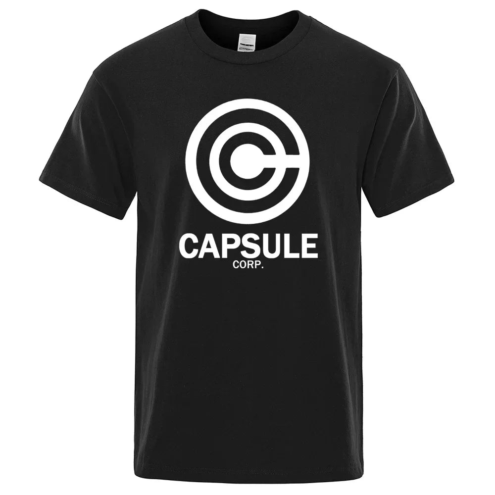 Anime Printed Men T Shirt Casual Summer  Funny Street Clothing Loose Oversized Short Sleeved Breathable Soft T-Shirts
