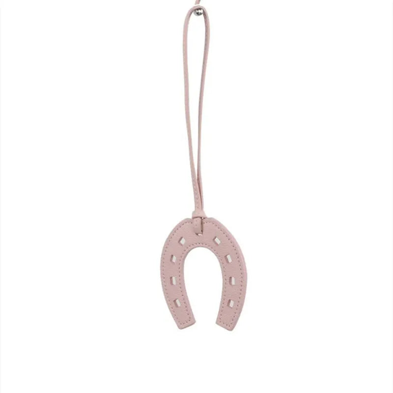 Fashion Designer  PU Faux Leather Shoe Boot Horseshoe Keychain Pendant For Women Ladies  Bag Charm Accessories Ornament Gifts