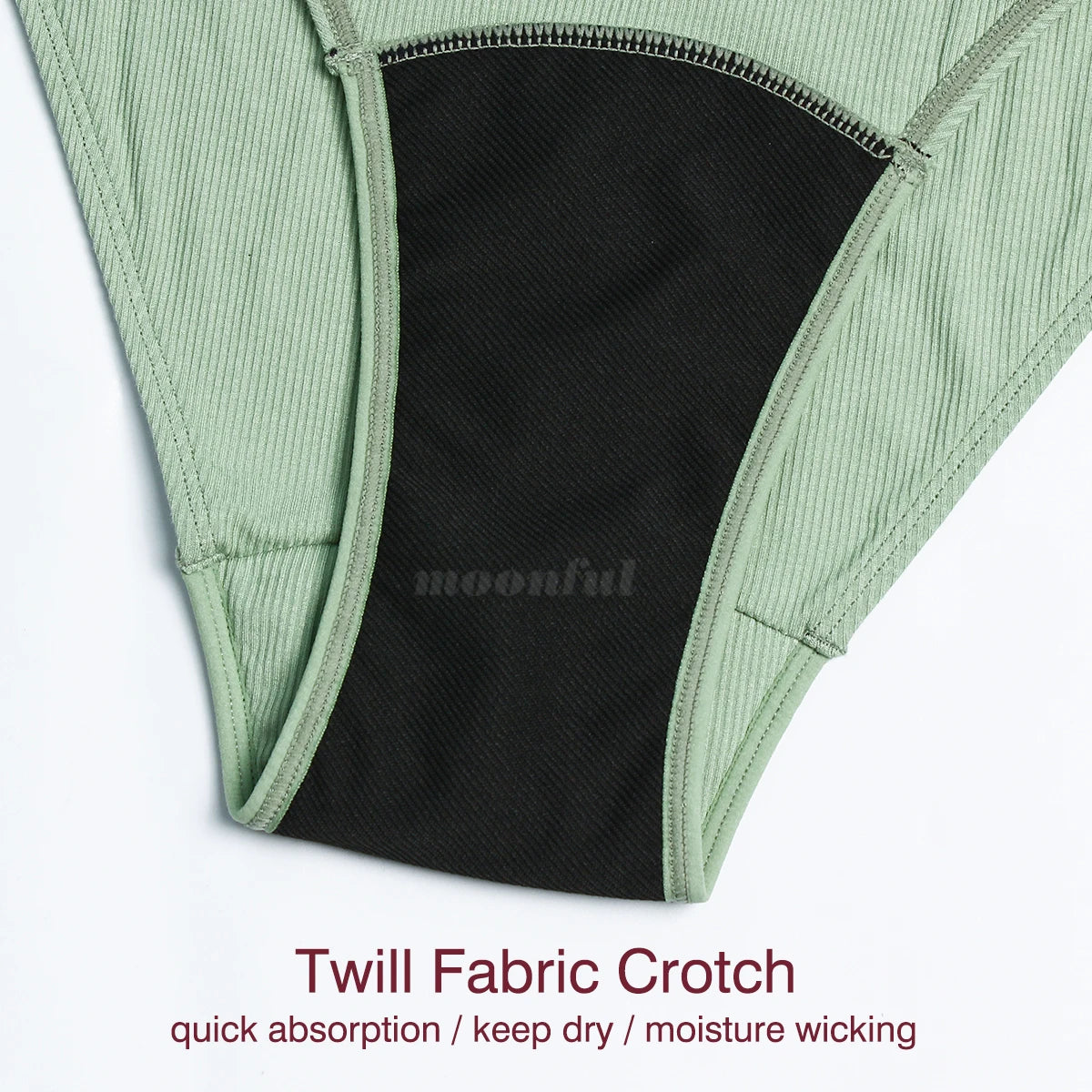 Menstrual Underwear Cotton Menstruation Panties High Waist Menstrual Cycle Absorbent Underwear Women Abundant Flow Underpants