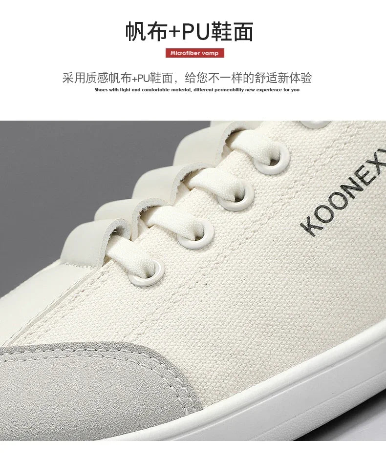 Mens Wide Toe Barefoot Shoes Unisex Canvse Casual Sneakers Lightweight Adjustable Slip on Walking Shoes for Male Zero Drop Flats