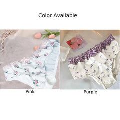 Underwear Female Sexy Lace Flower Thin Japanese Low-Waist Triangle Shorts Girls Panties Women G-strings Thongs Intimates