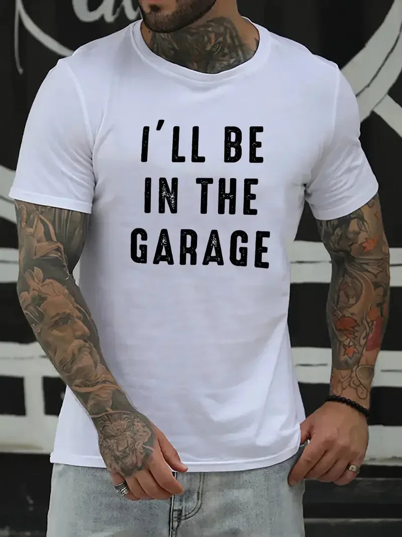 Men's Tops New Style Letter Print Fashion Casual Short-sleeved T-shirt Streetwear  Men Clothing  Graphic T Shirts  Harajuku