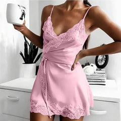 Sexy Underwear Sexy Underwear One-piece Short Nightdress Lace Lace Pajamas Nightdress  Sexy Nightdress  Womens Sleepwear