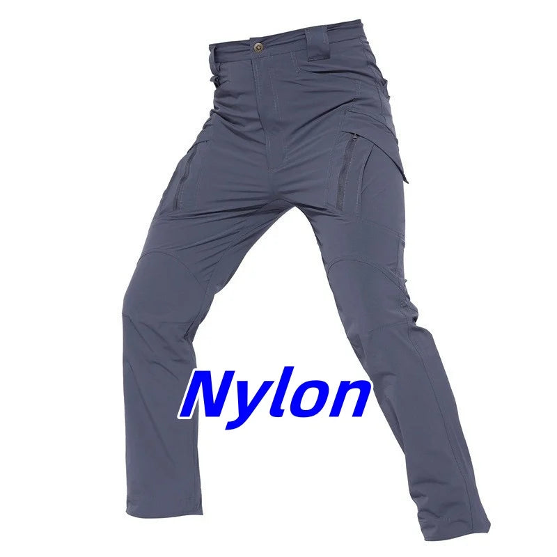 Men's Outdoor Military Casual IX9 IX7 Tactical Track Pants Breathable Waterproof Camping Fishing Hiking Training Cargo Trousers