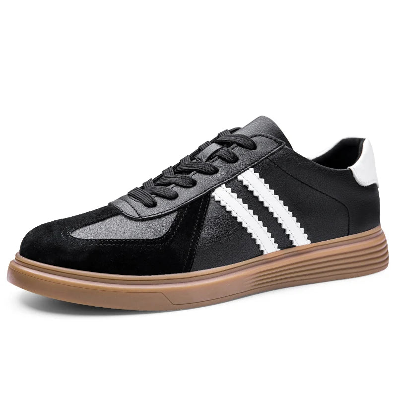 Shoes Men 2025 Trend Casual Sneakers Comfortable Lace Up Flats Tennis Shoe Breathable Walking Jogging Shoe