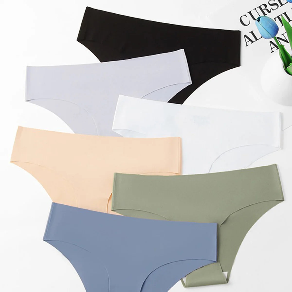 3Pcs Seamless Breathable Women's Underwear Low Waist Invisible Women's Underwear Comfort Fashion Sexy Women's Underwear.