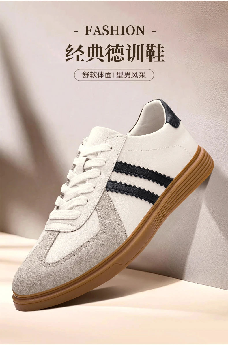 Shoes Men 2025 Trend Casual Sneakers Comfortable Lace Up Flats Tennis Shoe Breathable Walking Jogging Shoe