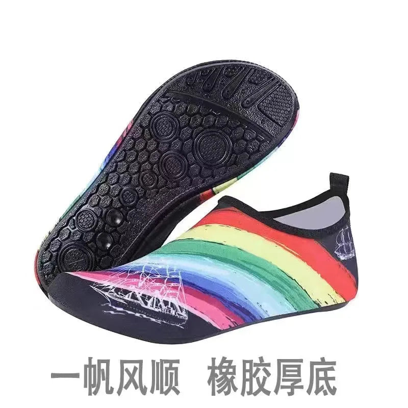 Shoes for Women Men Unisex Water Non-slip Sneaker Swimming Socks Summer Beach Sandals Flat Shoes Soft Breathable Shoes