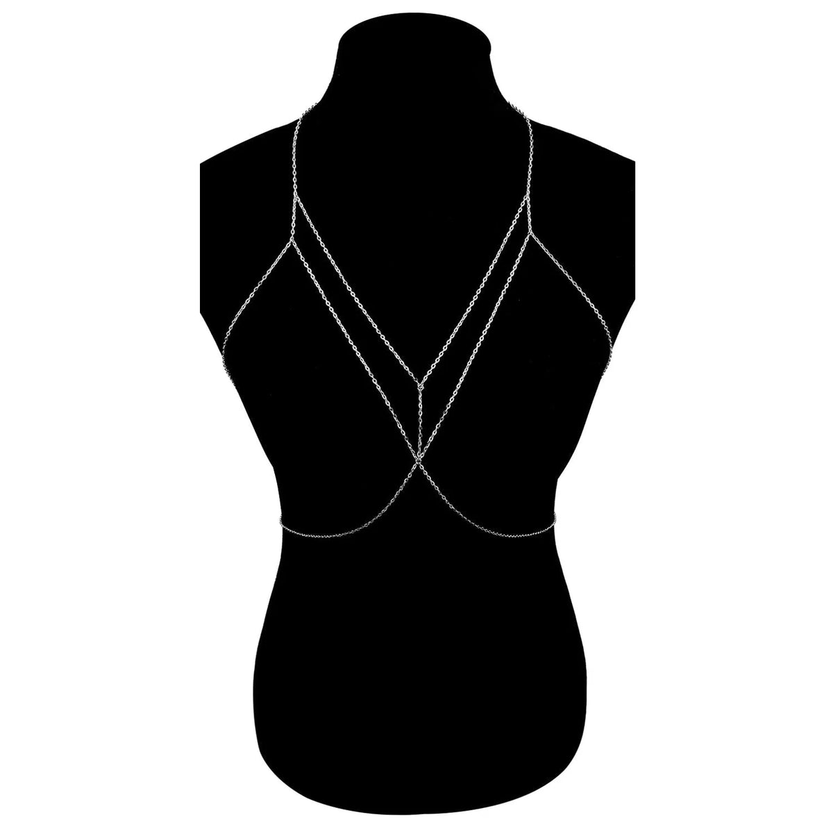 Women New Fashion Accessories Simple Chain Clothing Geometric Plain Chain Sexy Body Chain BD7045