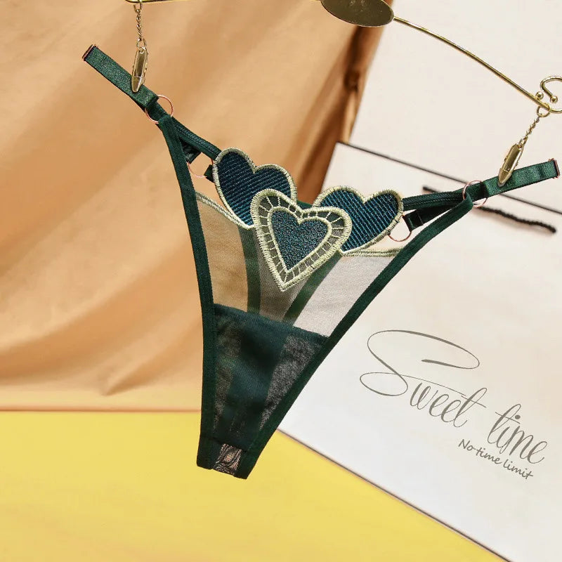 Sexy Dessous für Damen, bestickte Damenunterwäsche, tief sitzende japanische Tangas für Mädchen, Damenslips, Damenbekleidung, Unterwäsche für Damen