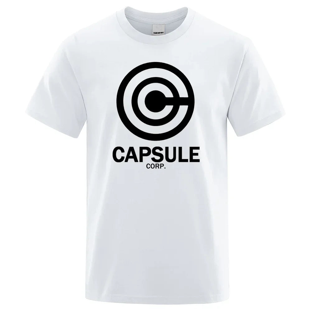 Anime Printed Men T Shirt Casual Summer  Funny Street Clothing Loose Oversized Short Sleeved Breathable Soft T-Shirts
