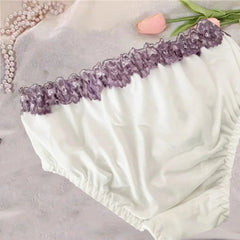 Underwear Female Sexy Lace Flower Thin Japanese Low-Waist Triangle Shorts Girls Panties Women G-strings Thongs Intimates