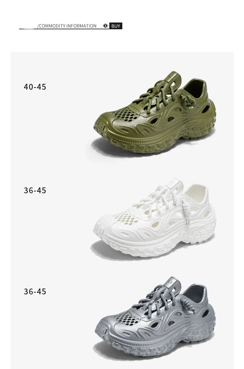 2025 Mens shoes Couple Sandals For Men New Fashion 2025 Summer Outdoor Hole Shoes for Women Sandals Sandalias Hombre Sandalias