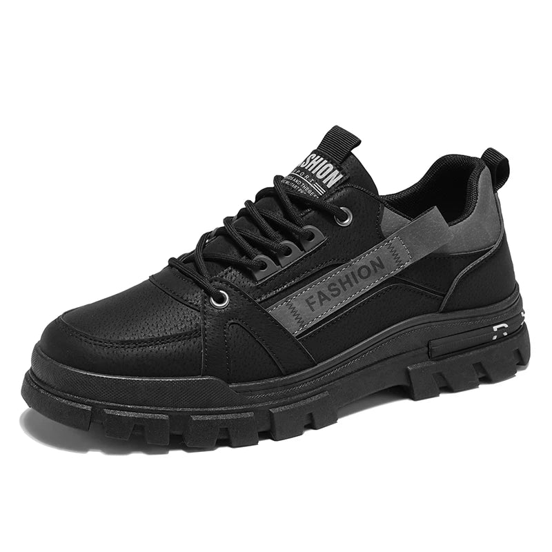 Men's shoes four seasons outdoor work shoes soft sole comfort labor shoes breathable anti-slip work boots caausl youth tide shoe