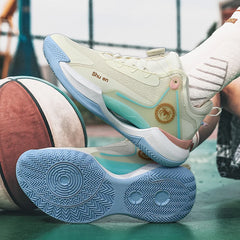 2025 Men'S And Women'S Basketball Shoes Lightweight Breathable Shock-Absorbing Anti Slip Daily Training Sports Shoes 36-45
