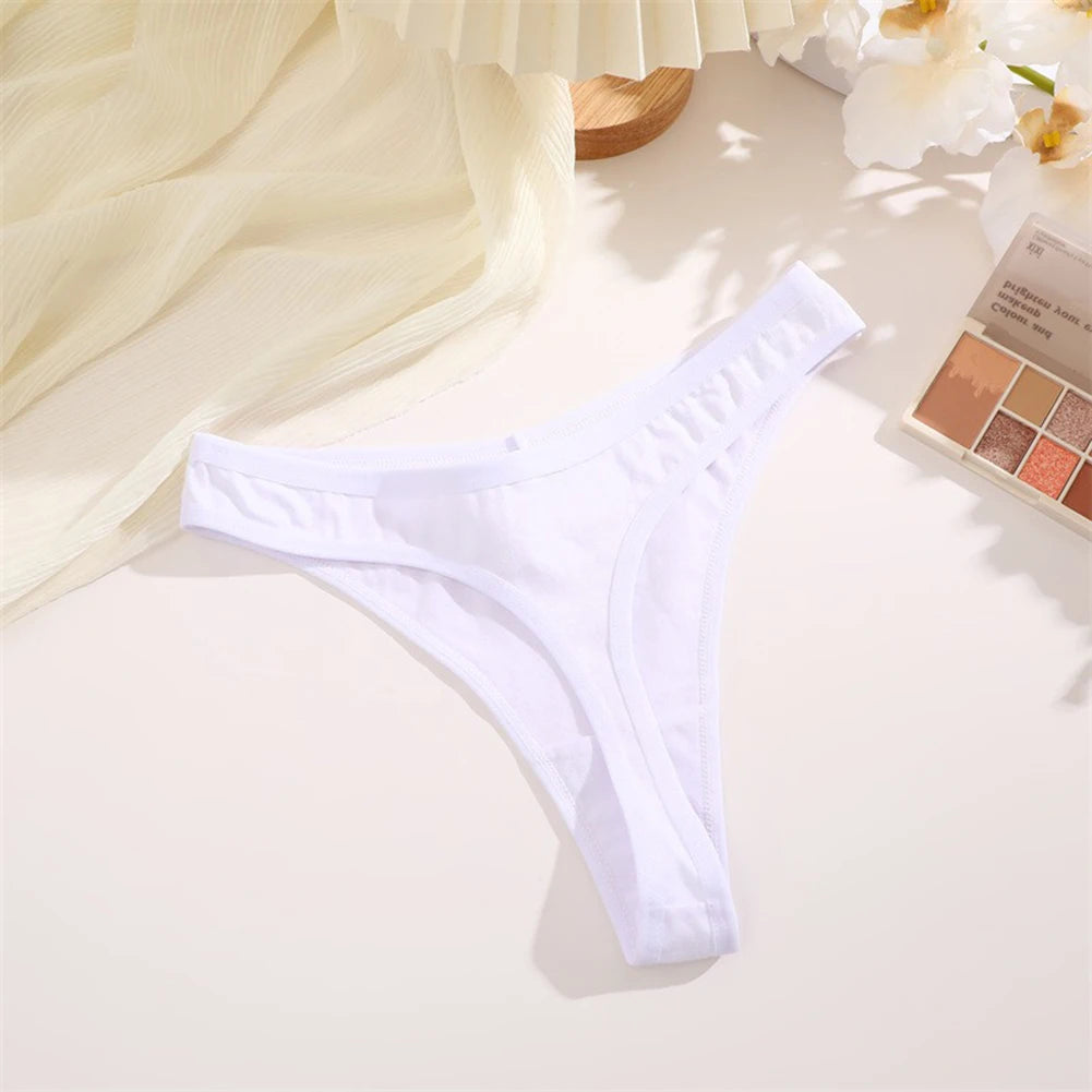 Seamless Cotton Panties Women's Sexy Thong G Breathable Lingerie Lingerie